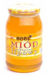 Miód nektarowy lipowy 1200g 1,2kg