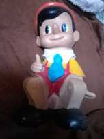 Boneco antigo Pinóquio mealheiro excelente estado só não tem tampa só
