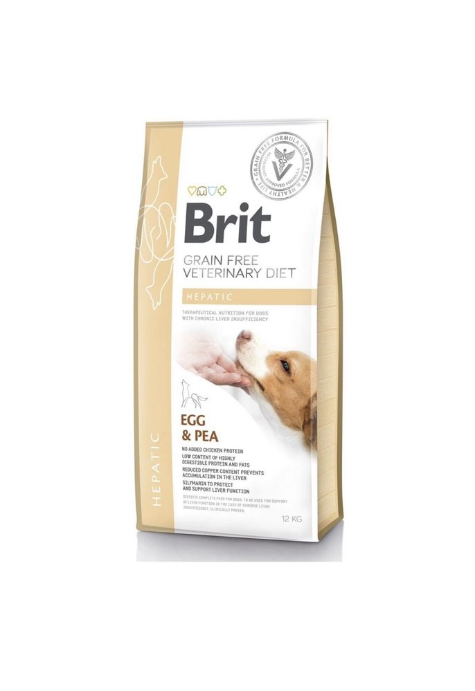 Brit Veterinary Diets Dog Hepatic сухий корм собак хворобах печінки
