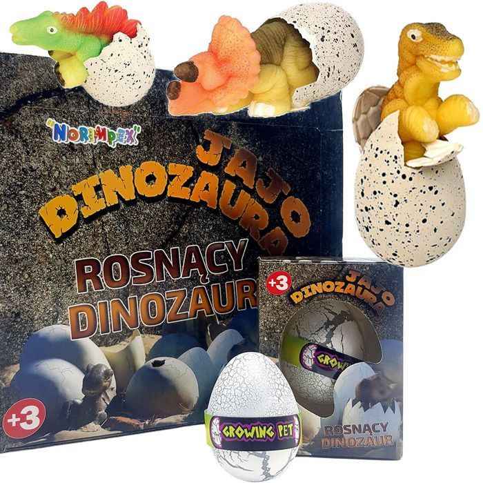 Jajo Dinozaura Rosnący Wykluwający Z Jajka Jajko