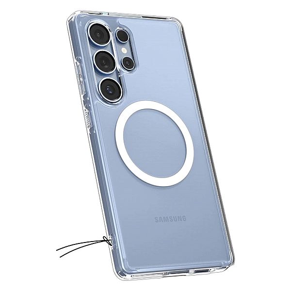 Spigen Ultra Hybrid Mag Magsafe Galaxy S25 Ultra Clear/White