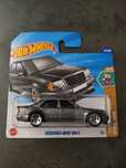 Mercedes-Benz 500e '70s vs. '90s dark gray Hot Wheels 2025