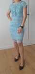 Sukienka Orsay 38 ( wesele,komunia, chrzest), niebieska, baby blue