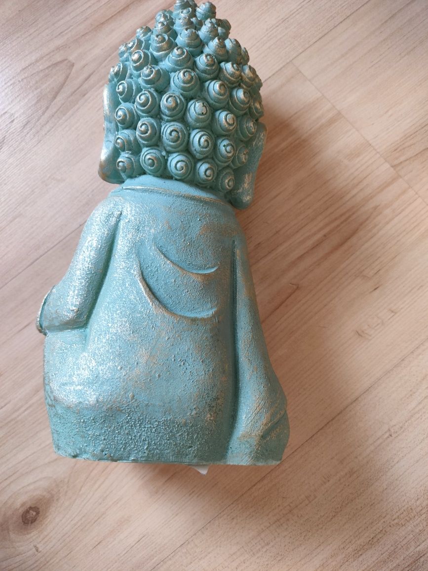 Figurka Buddy 24 cm Zdobiona Siedząca BUDDA