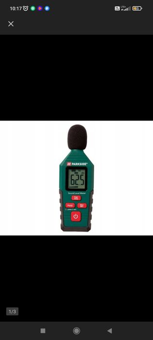 Parkside, decybelomierz urządzenie do pomiaru ciśnienia akustycznego