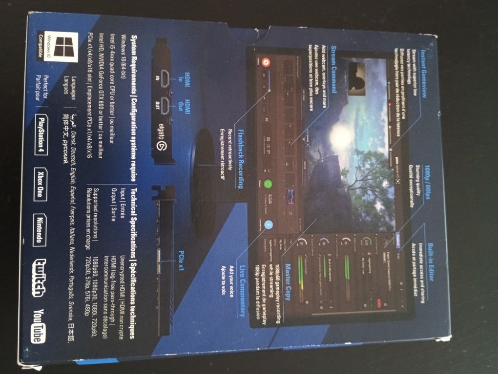Placa de captura Elgato HD60 Pro