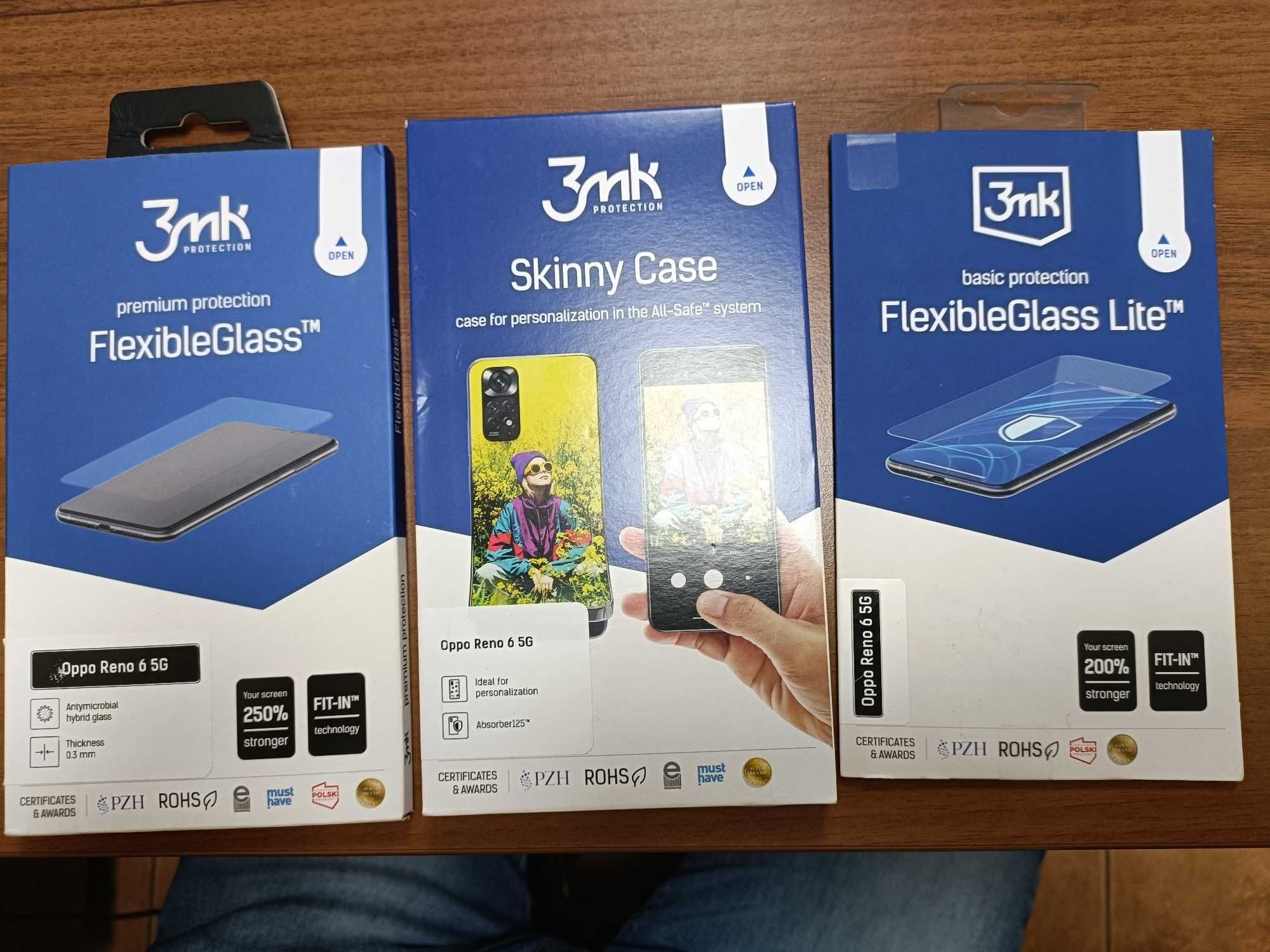 3mk szkło hybrydowe etui OPPO RENO6 5G