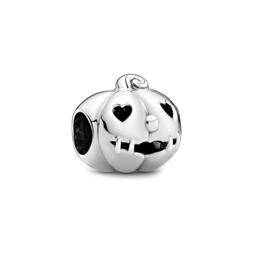 Zawieszka Charms Dynia, Halloween, Jesień do Pandora, posrebrzana