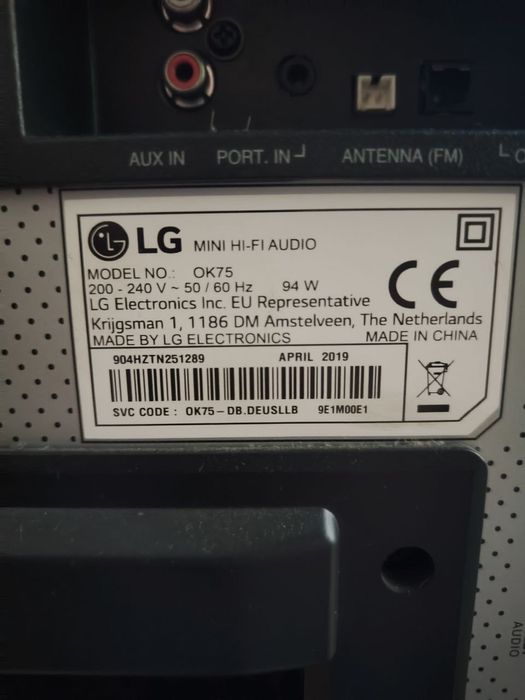 Głośnik LG OK 75