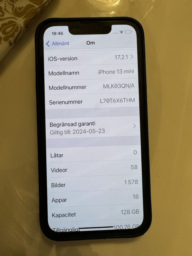 iPhone 13 mini | 128 GB | Gwarancja Apple! | Bateria 92%