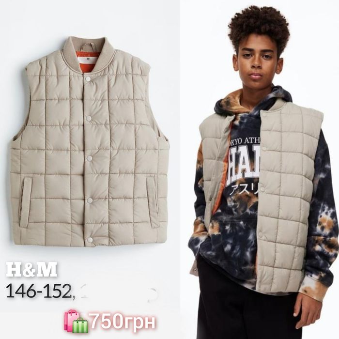 H&M куртка жилетка тедди  134, 140, 146, 152, 158, 164, 170