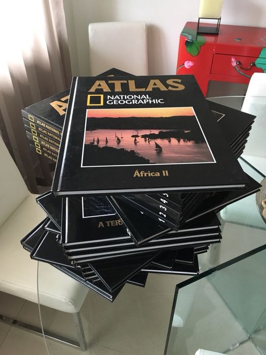 Atlas National Geographic, completo, igual a novo