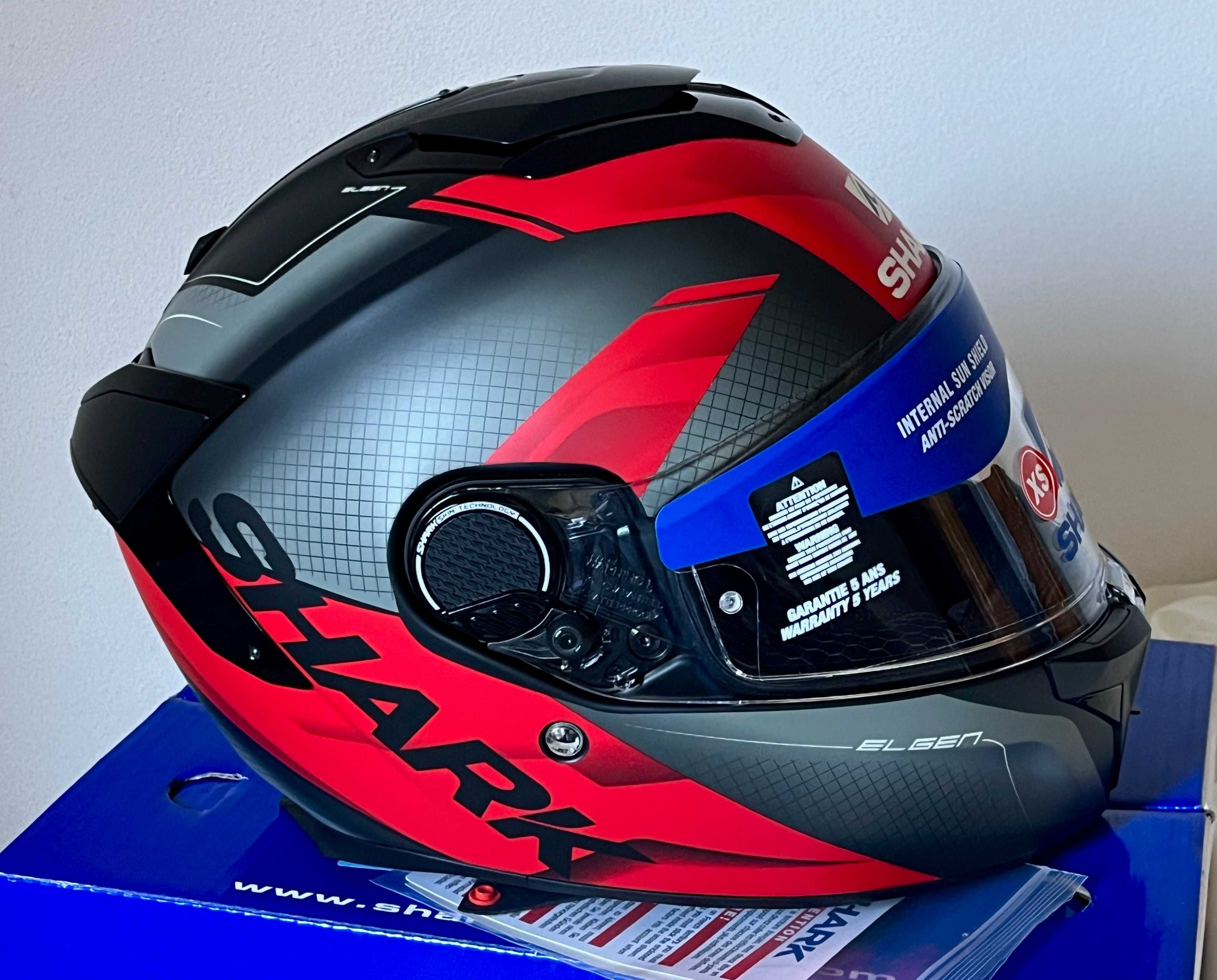 Capacete NOVO Shark Spartan GT Elgen Matt (50% DESCONTO) Tamanho XS