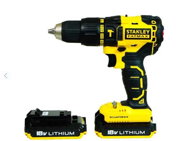Berbequim/Parafusadora Stanley FatMax 18V – NOVO, 2 baterias + mala