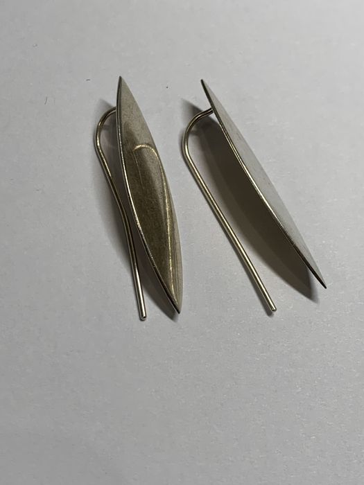 Сережки кульчики авторські срібло