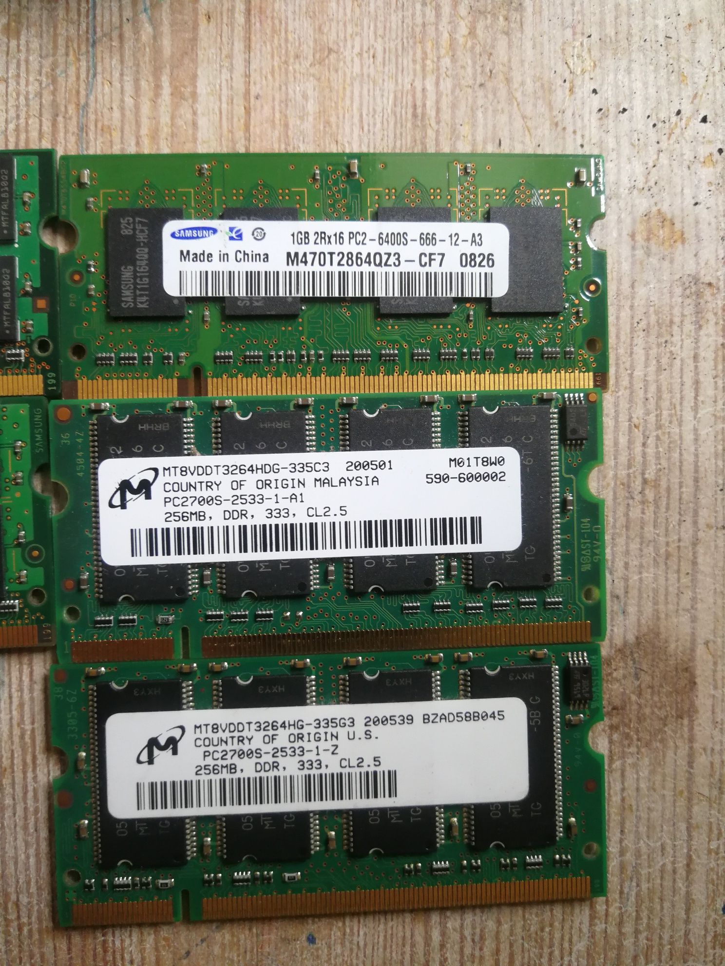 Zestaw Pamięć do laptopa DDR2