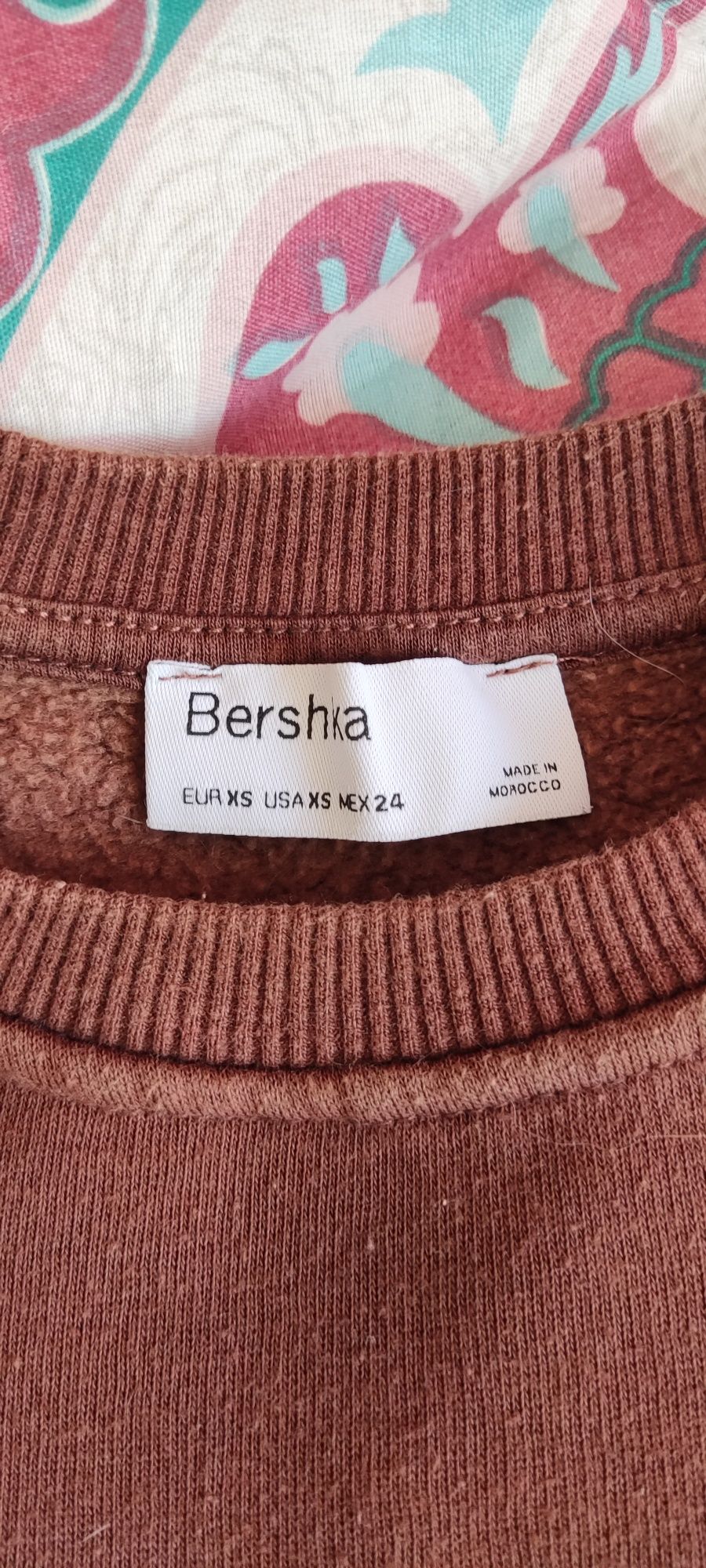 Sweat castanha Xs Bershka