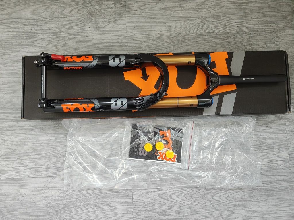 FOX 38 Factory Grip 2 Kashima 1.5" Конус 15x110 Boost 170mm/180mm ONZA