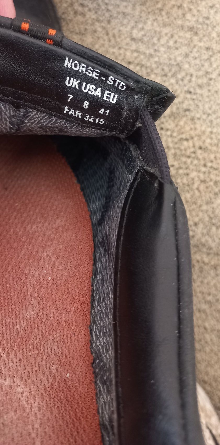 Mokasyny wsuwane skóra czarne Hotter Goretex Eu 41 uk 7