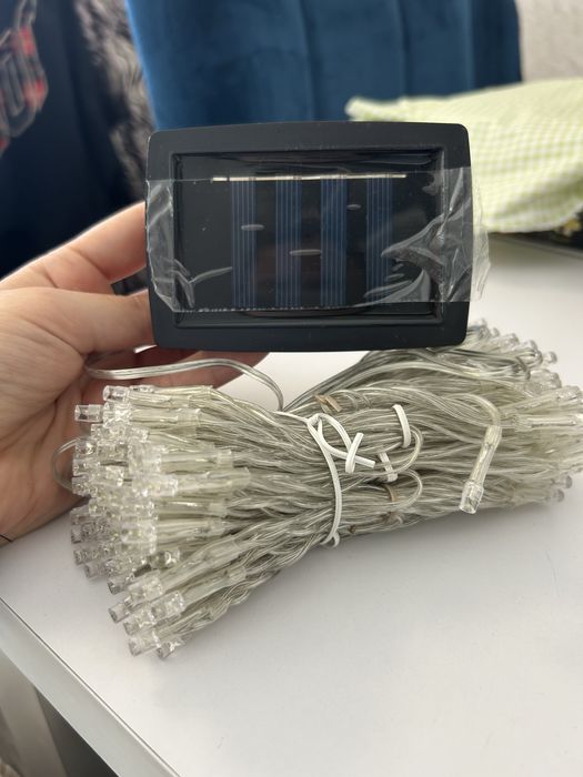 Kurtyna solarna led światełka