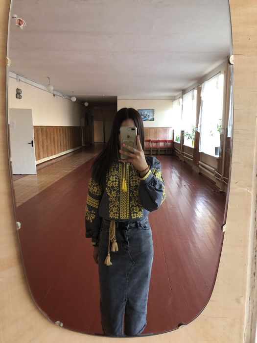 Джинсова  юбка.