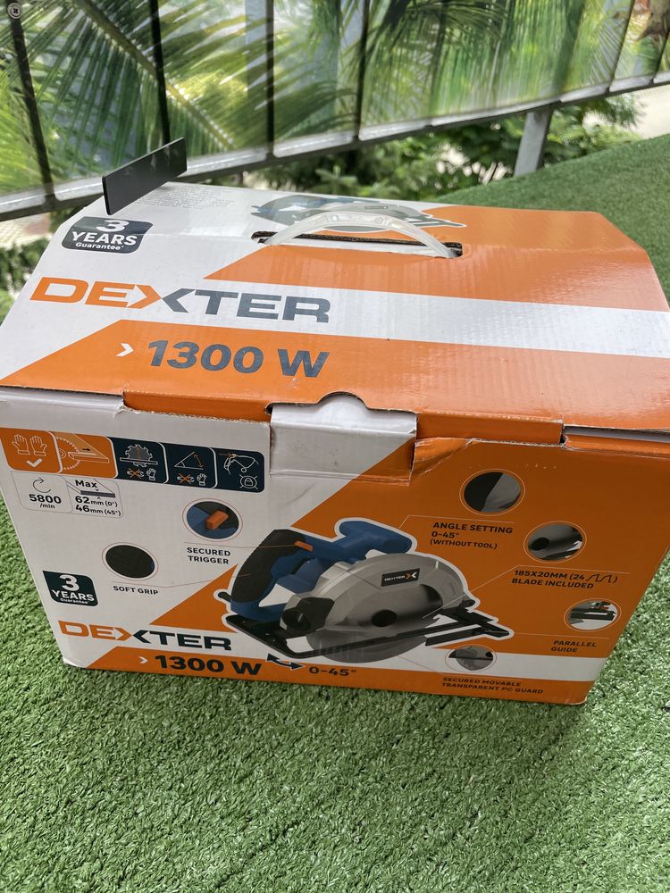 Pilarka tarczowa  185 mm 1300W DEXTER stan BDB