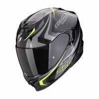 Kask motocyklowy integralny SCORPION KASK EXO-520 TERRA BK-SI-NEON YEL