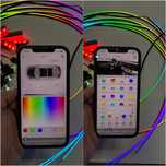 Контурная подсветка салона 18в1 Ambient rgd led ( черные ленты )