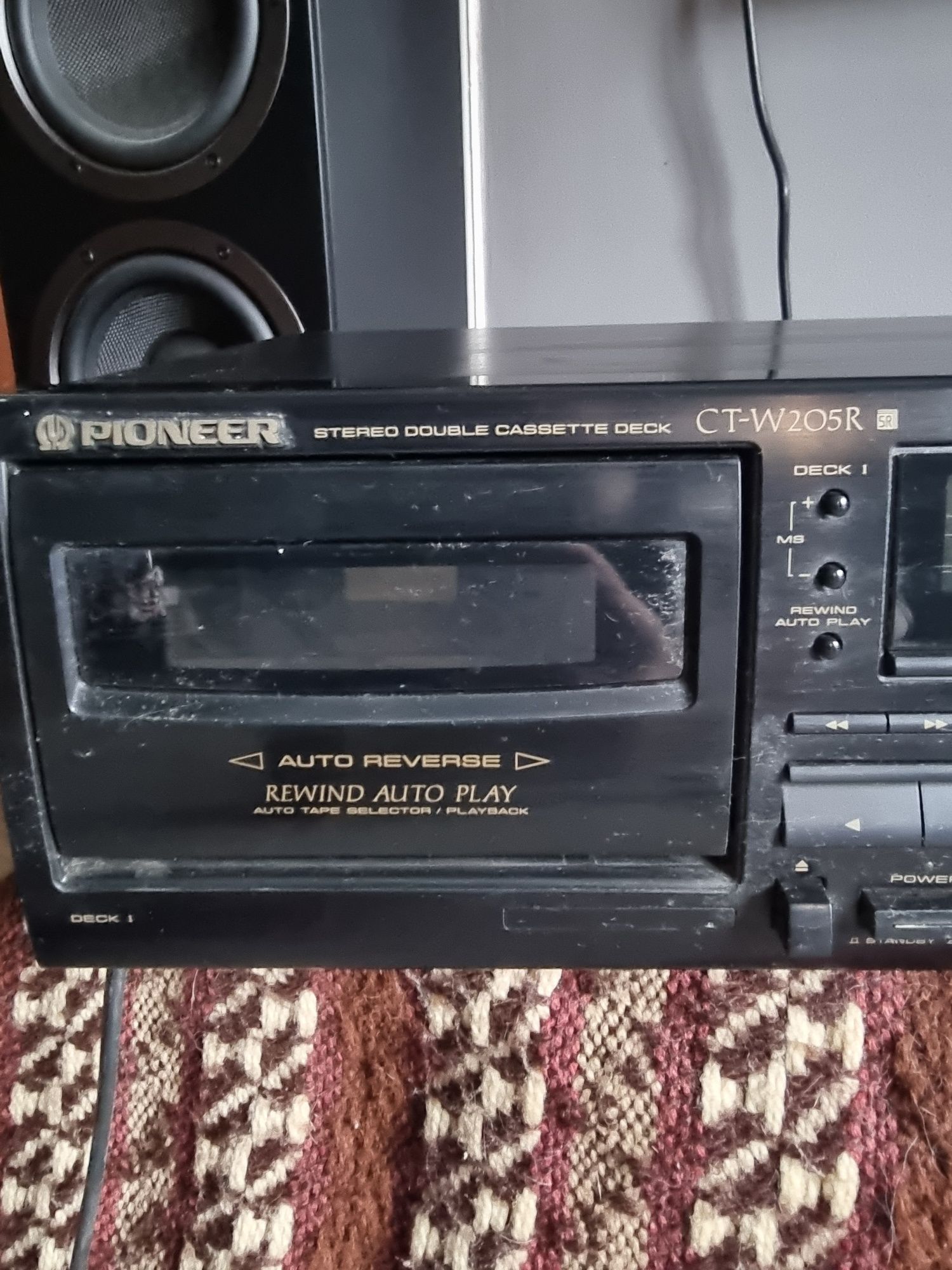 Pioneer deck 2 kasetowy ct-w205r