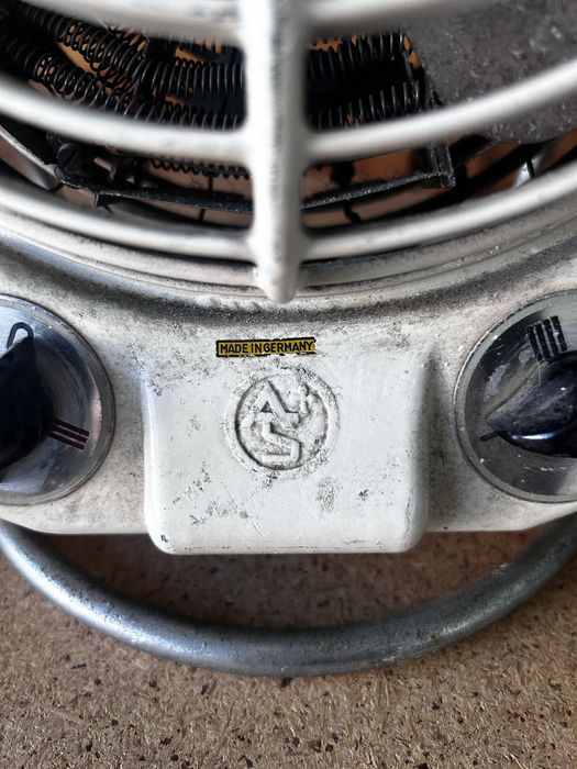 Aquecedor com Ventilador Vintage Albin & Sprenger Anos 50/60 Raro