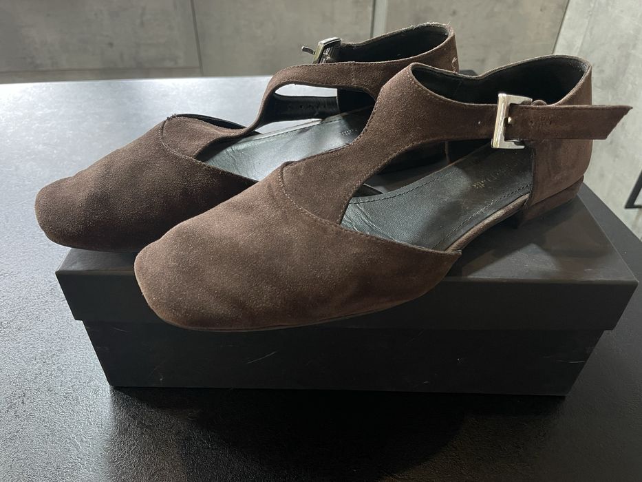 Дуже стильні замш босоножки Massimo Dutti 38-39