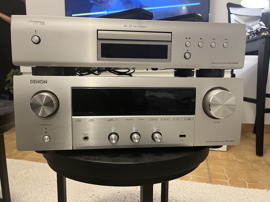 Amplitiuner Stereo DENON dra-800h & DCD-600NE