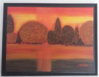 Pintura a óleo de Sandra Soler (quadro original 86.5 cm x 67 cm)