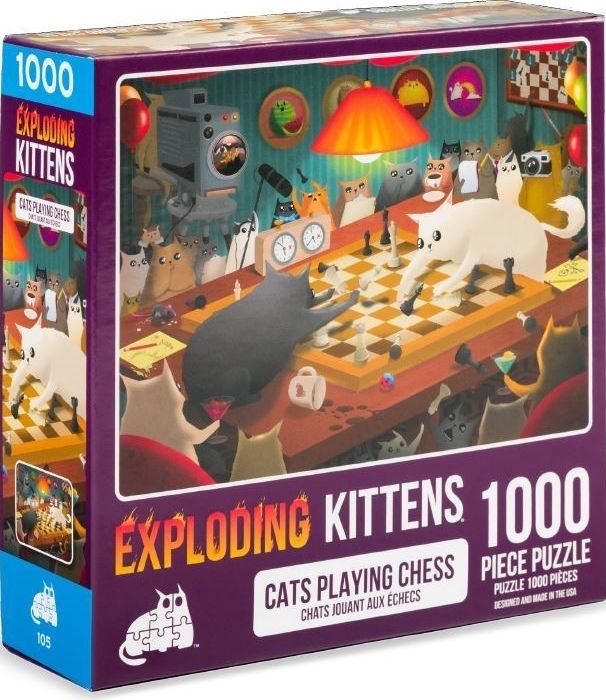 Puzzle 1000 szt. Exploding kittens nowe