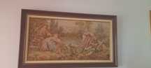 Quadro feito com tecido
