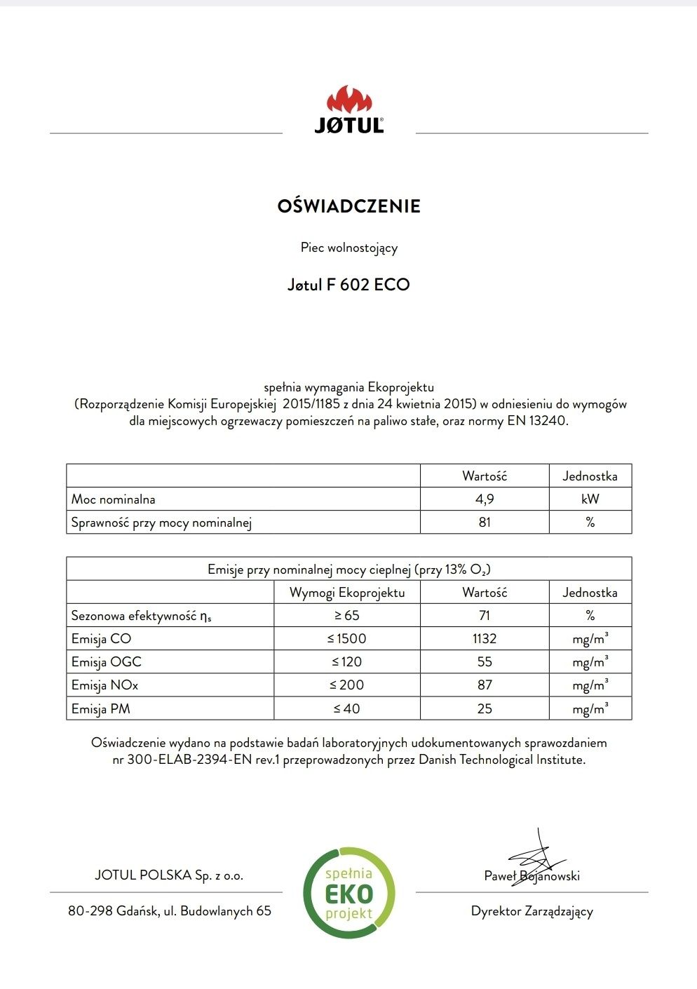 Jotul F 602 Eco piec na drewno kominek koza fabrycznie nowy OUTLET