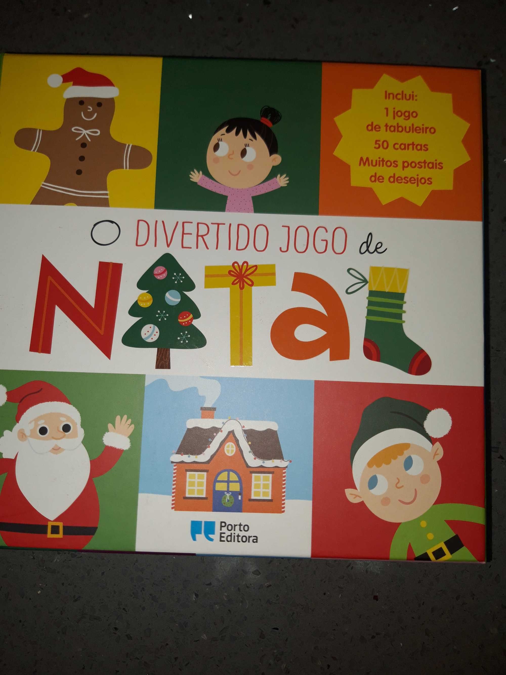 O Divertido Jogo de Natal, da Porto Editora, NOVO