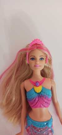 Świecąca Lalka Barbie Magiczna Syrena