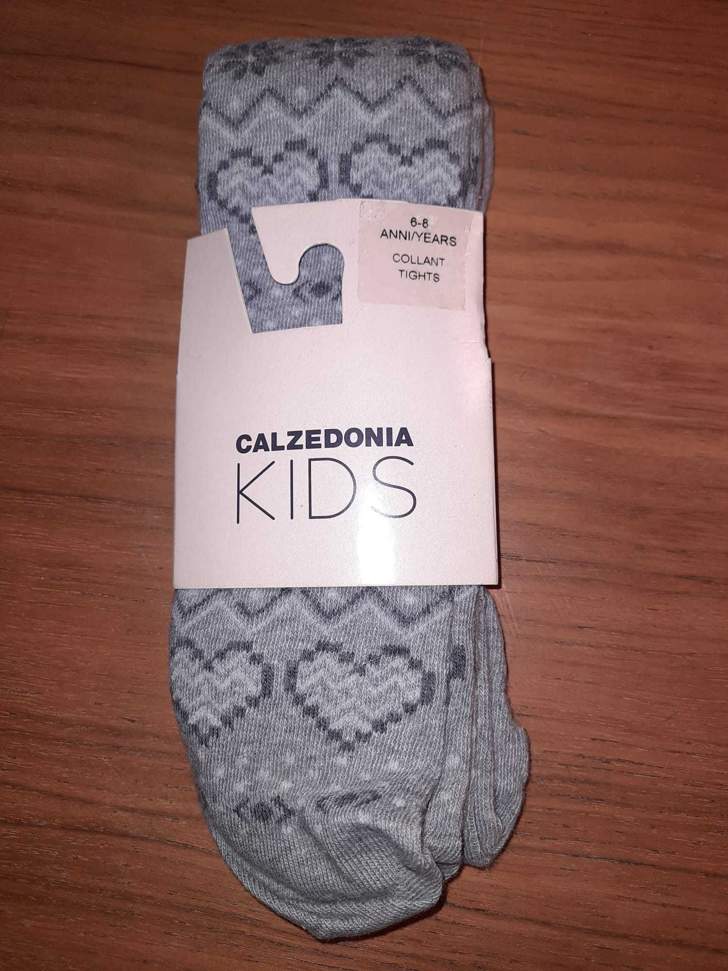 Collants novos Calzedónia Kids em tons de cinza.6 a 8 anos. 2,95 euros