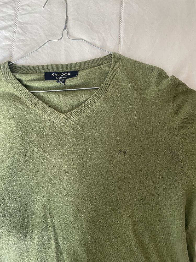 Sweat Manga Comprida Verde Sacoor