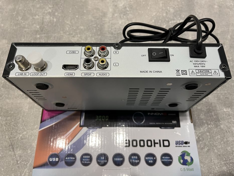 Супутниковий ресівер/тюнер FullHD