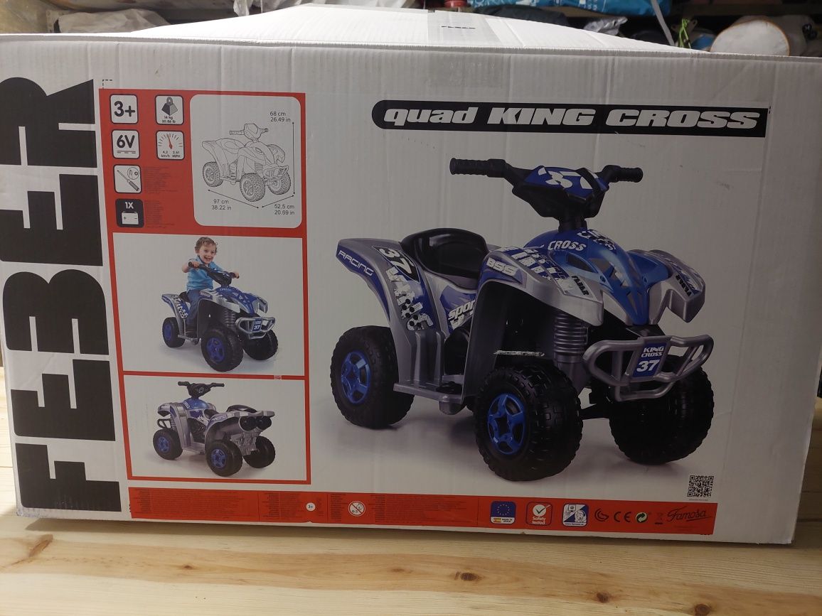 Feber Quad king Cross Blue