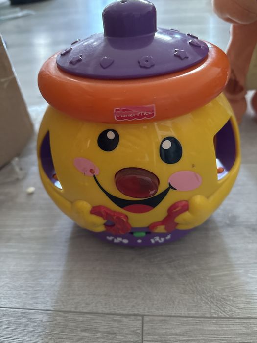 Іграшки музичні Fisher Price горщик, книжечка, будинок, тигр