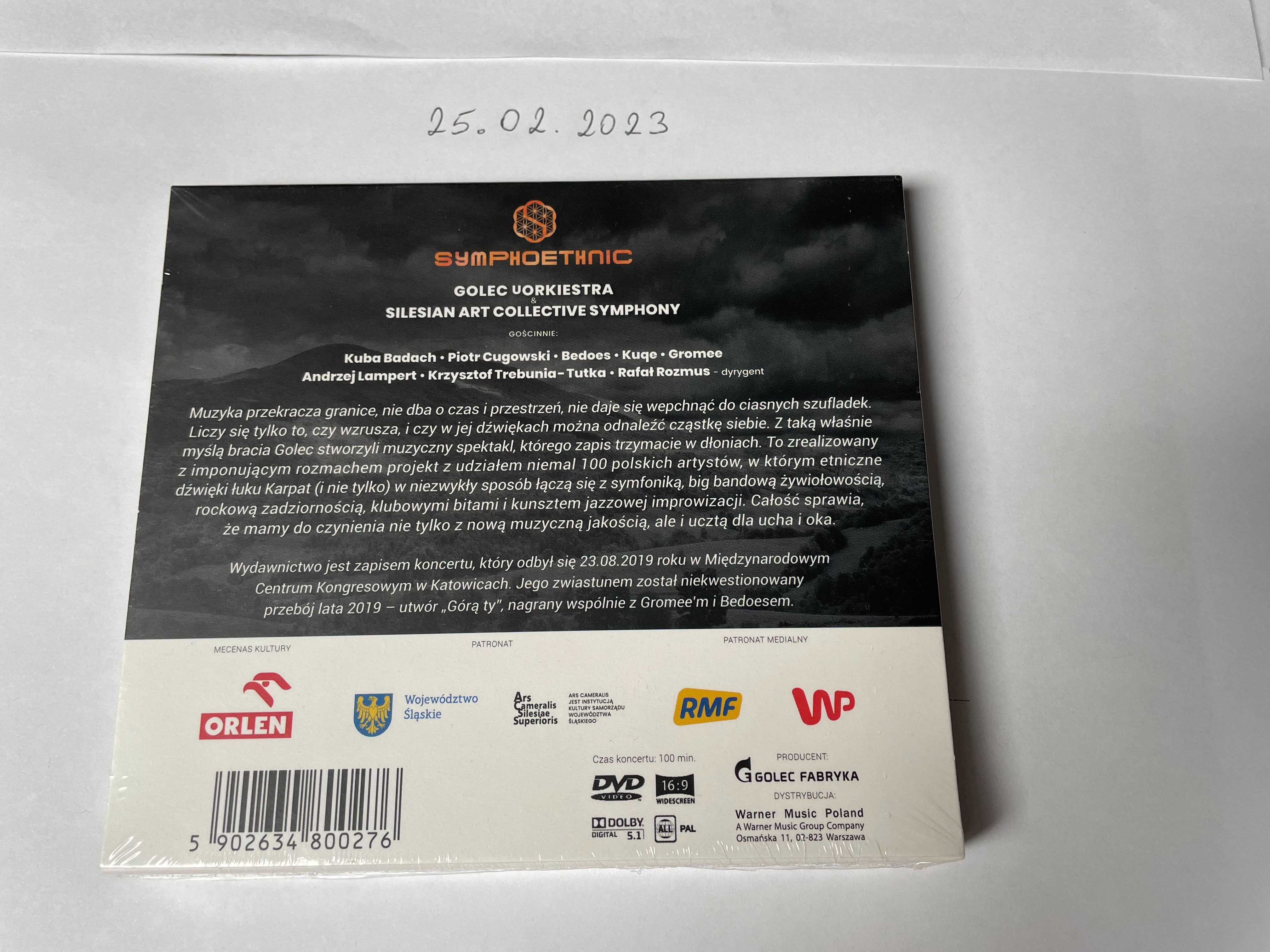 Golec Uorkiestra - SYMPHOETHNIC  cd+dvd podwójna płyta