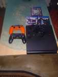 ps4 slim z 3 grami i 2 padami