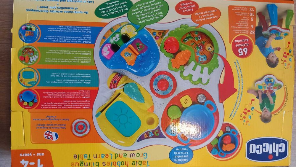 Stolik edukacyjny interaktywny Chicco raz użyty