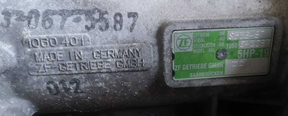 Caixa automatica audi/vw FAU 5HP19