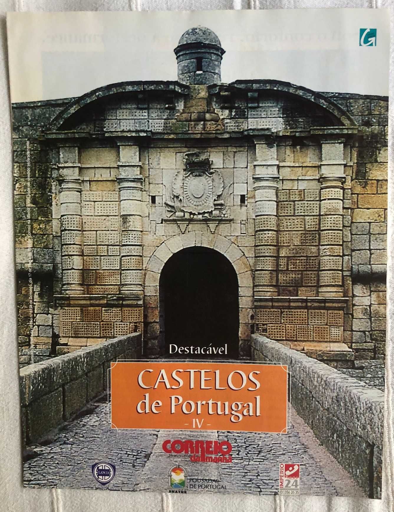 4 Fascículos Destacável CM “Castelos de Portugal"