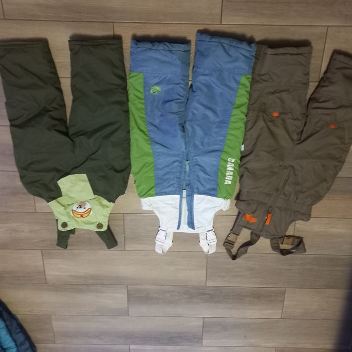 Spodnie ocieplane narciarskie 86-92