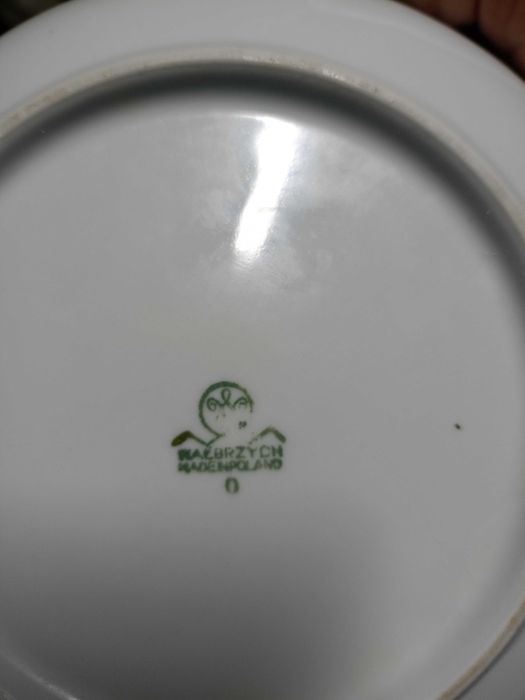 Zestaw obiadowy Wałbrzych PRL